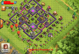 Kumpulan Gambar Base COC TH 7 Terbaik Terbaru : Bermain game COC memang semakin seru saja jika town hall sudah berada pada level tertinggi misalnya saja TH 7.