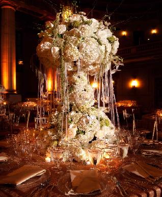 Consider the dimension your Tall floral centerpieces and how big they should