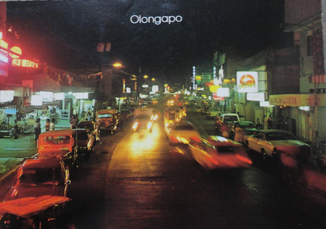 Olongapo at Night postcard