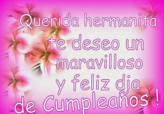 Feliz Cumpleaños Hermana