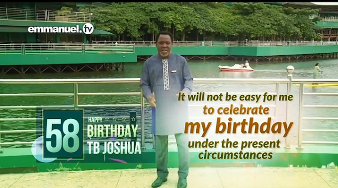 I Will Not Celebrate My 58th Birthday - Did TB Joshua Foresee His Death? (Watch Video) 