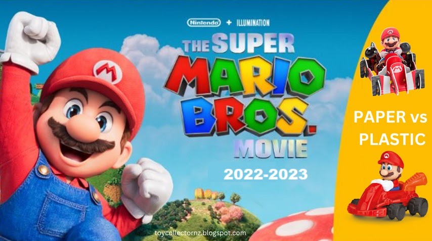 2022 McDONALD'S Super Mario Bros Movie Nintendo HAPPY MEAL TOYS Or