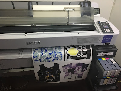 printing on sticky sublimation paper 