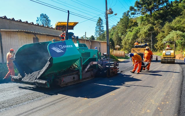 Obras de pavimentação na área rural são vistoriadas