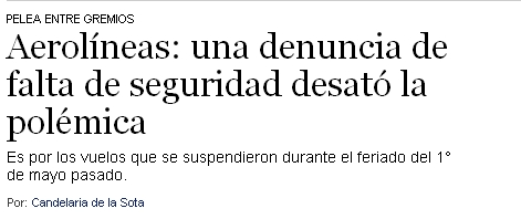 Clarín - Se desató la polémica