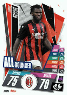 Topps Match Attax 2020-2021 AC Milan Set