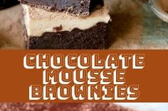 CHOCOLATE MOUSSE BROWNIES