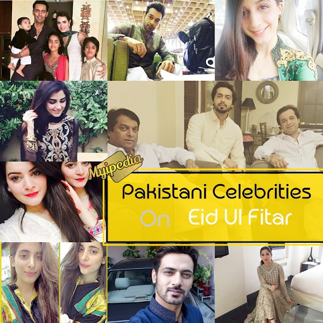 Pakistani Celebrities on Eid Day Pictures
