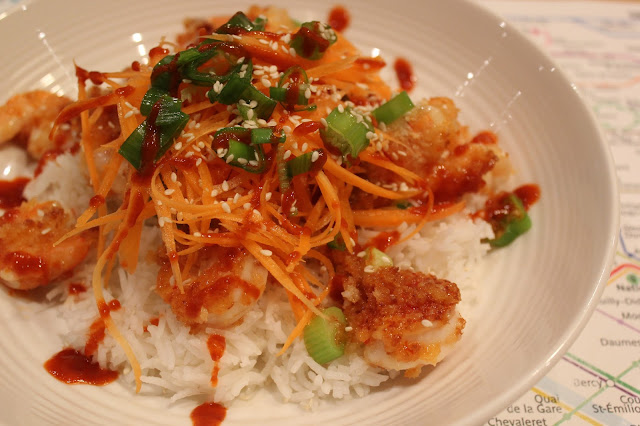 Thai chili shrimp bites