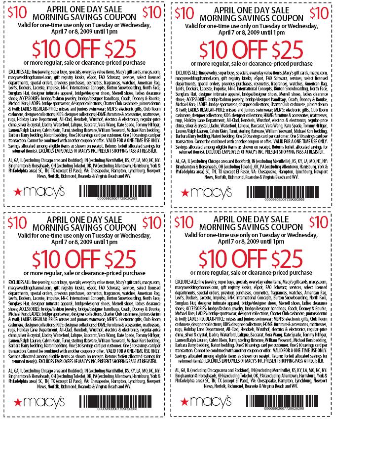 Macys Coupons