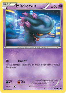 Misdreavus BREAKthrough Pokemon Card