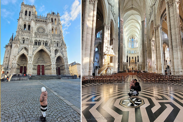 Notre Dame d'Amiens | Labyrinth (Maze) of Amiens Cathedral | UNESCO World heritage sites in France