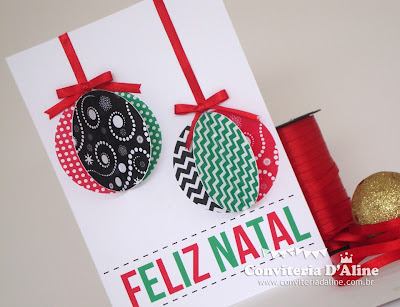 Faça você mesmo cartão de natal artesanal