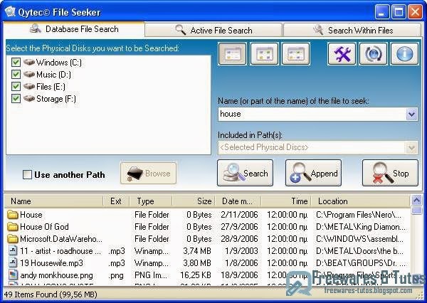 File Seeker : encore un logiciel gratuit pour rechercher très rapidement des fichiers sur votre ordinateur