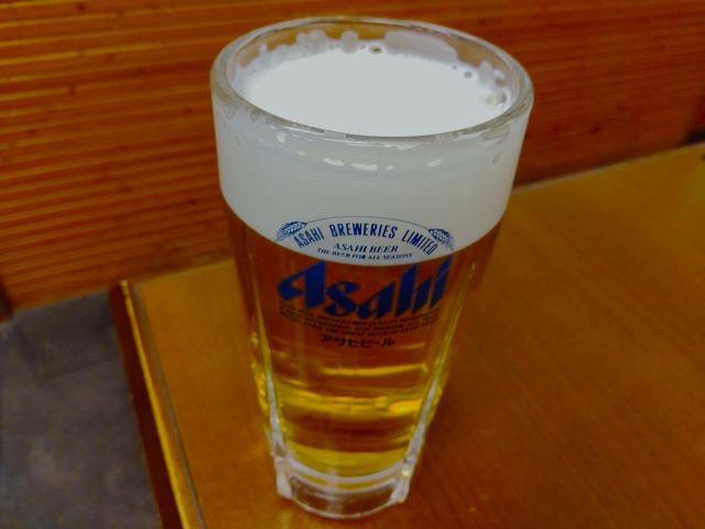 柴又帝釈天　門前とらや　生ビール