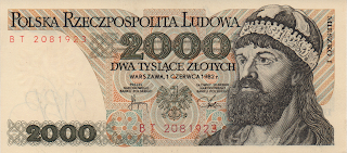 2,000 Zlotych 1-6-1982 P# 147c