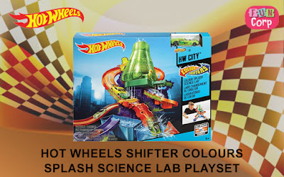 Hot Wheels Shifter Colours Splash Science Lab Playset: