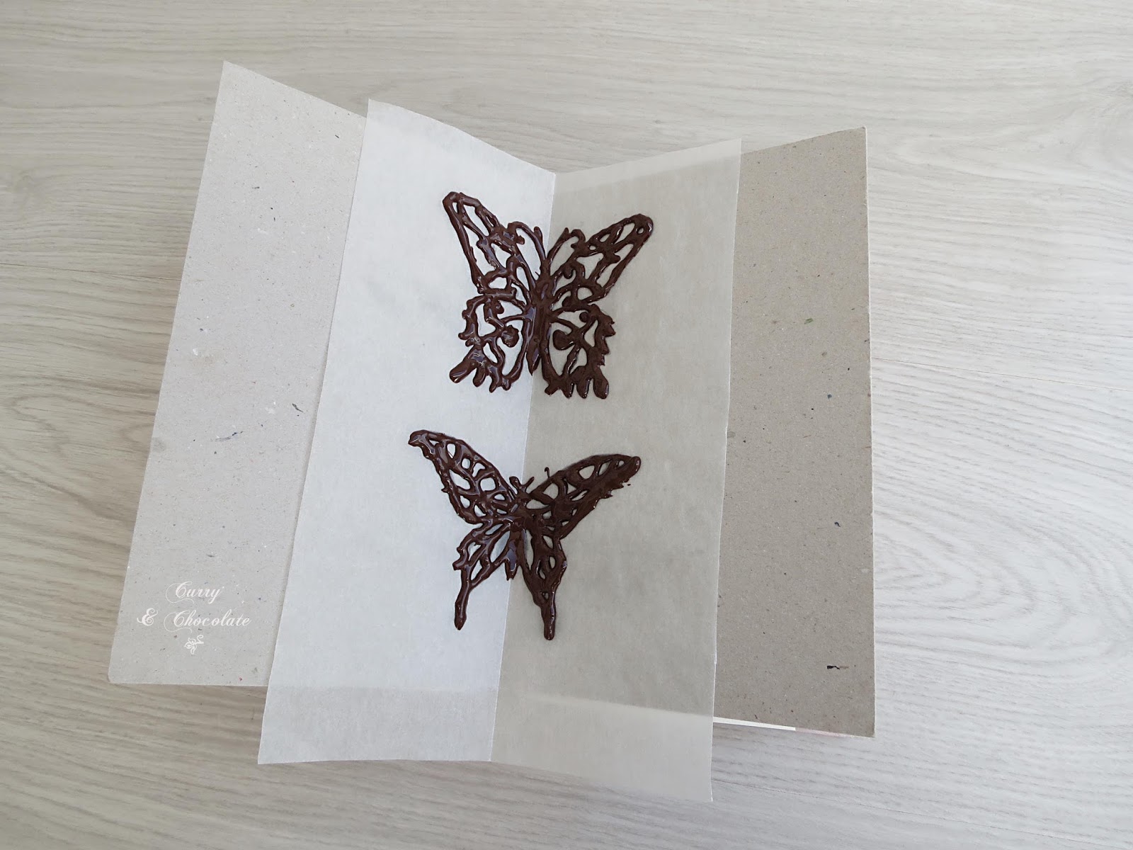 Cómo hacer mariposas de chocolate – How to make chocolate butterflies