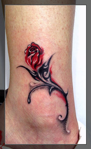 bow tattoo on ankle. Sexy Ankle Tattoos