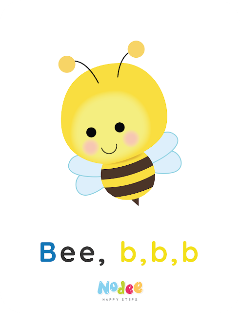 Letter B - Bee  - Nodee Happy Steps