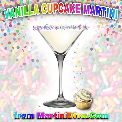 Vanilla Cupcake Martini Cocktail Recipe
