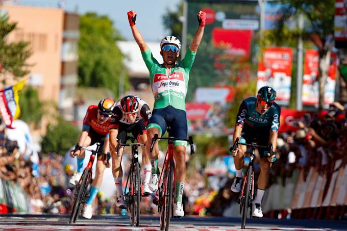 Mads Pedersen ganó la etapa y Roglic se cayó en la recta de meta - 16ª etapa Vuelta a España 2022
