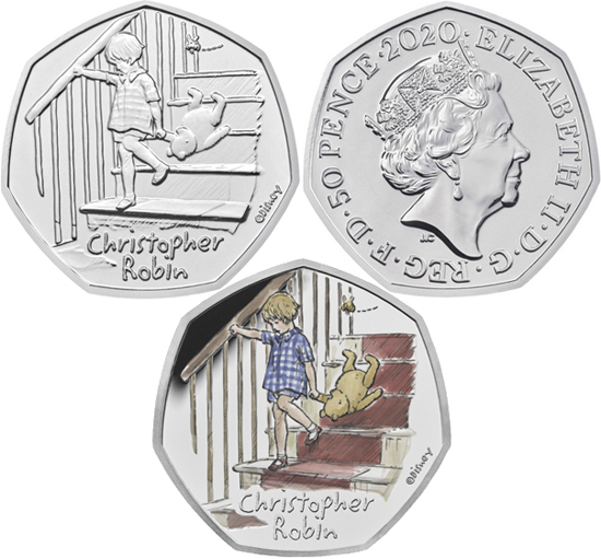 United Kingdom 50 pence 2020 - Christopher Robin