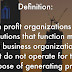 Nonprofit Organization - A Non Profit Institution