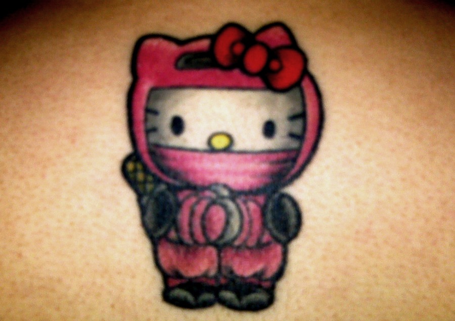 Hello Kitty Tat Craze Threatens The Mat Riding World!