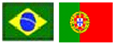 Brazil Portugal Flag