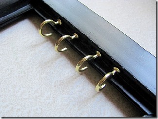 cup hooks in frame