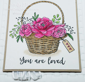 Heart's Delight Cards, Blossoming Basket, Sale-A-Bration Second Release 2018, You are Loved, Stampin' Up!, Basket, Flowers,