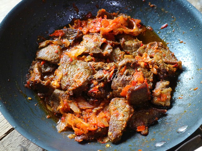 Daging Dendeng Berlada - Azie Kitchen