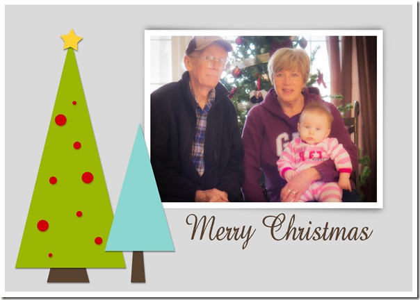 Christmas card with Paul Val and Kenzi