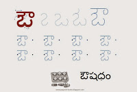 Writing Telugu Letters