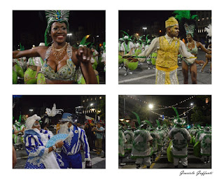 Desfile Inaugural del Carnaval. Comparsas de Negros y Lubolos. Uruguay. 2019. Sarabanda