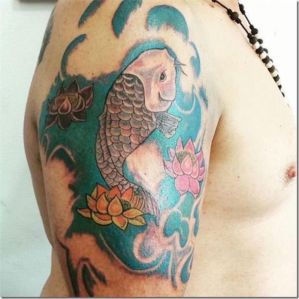una-combinacin-perfecta-pescado-flor-de-loto una-combinacin-perfecta-pescado-flor-de-loto