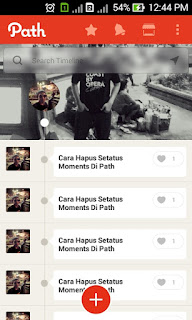 Cara Menghapus Status Moments Kita Di Path-1