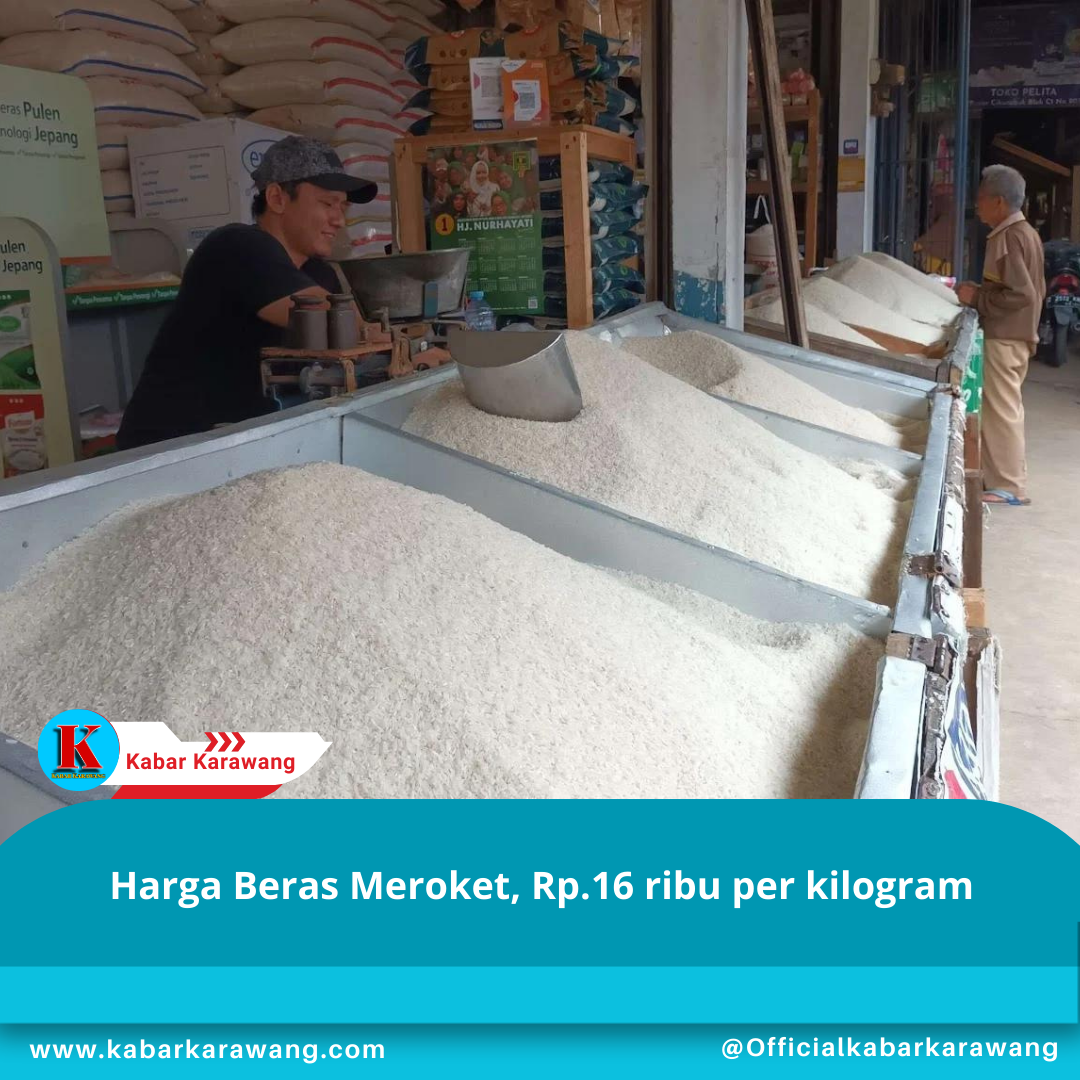 Harga Beras Meroket, Rp.16 ribu per kilogram