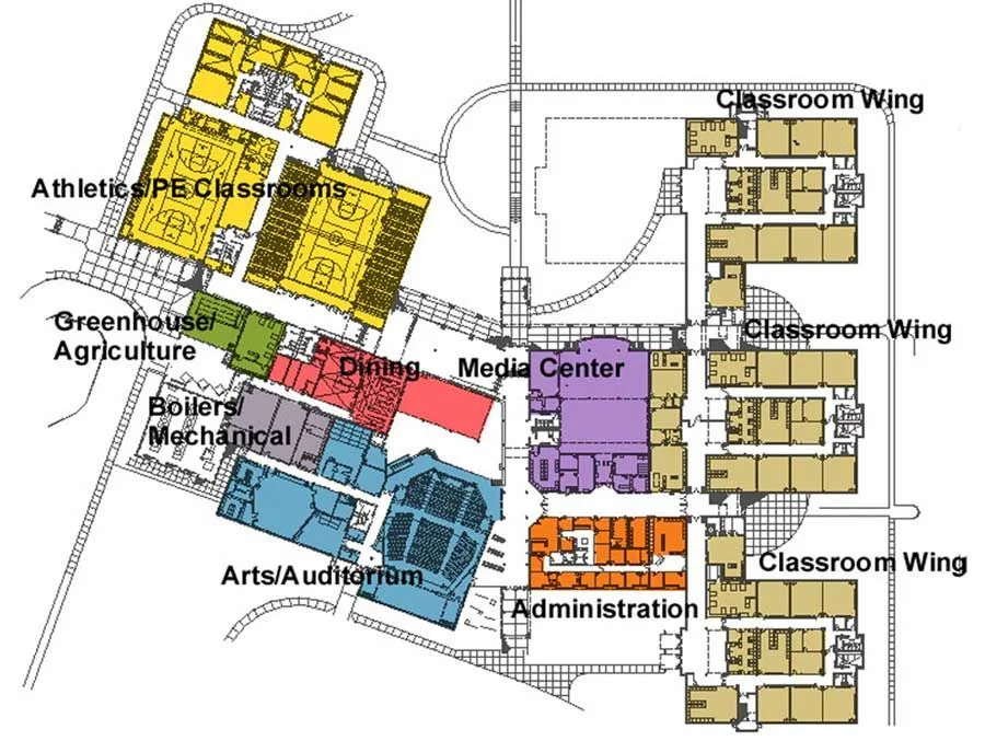 High School Floor Plans Floor Plan School floor plan, School