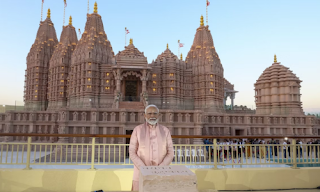 Abu Dhabi's first Hindu stone temple was inaugurated by PM Modi
