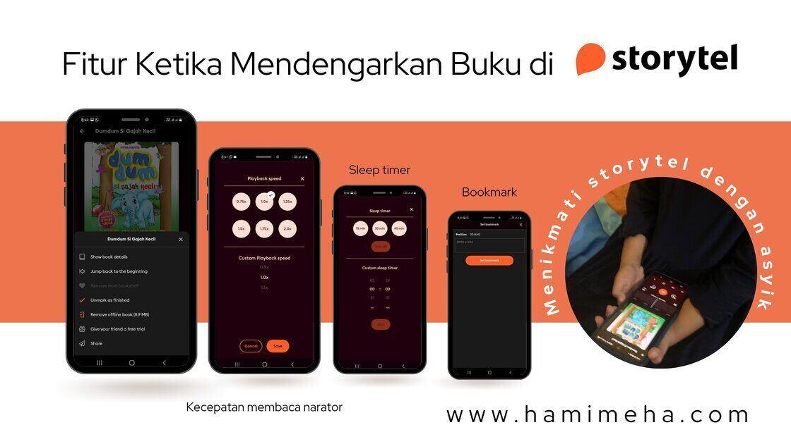 fitur mendengarkan buku di storytel