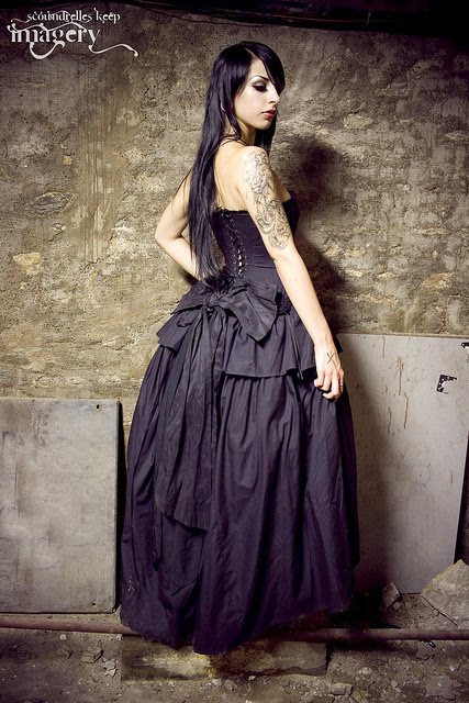 Beautiful Gothic Steampunk Wedding Dress