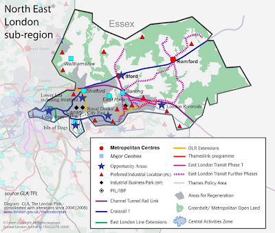 North London City Region Map