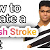 How to create a Brush Stroke edit | Picsart Tutorial