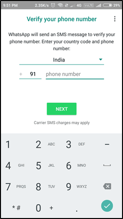 Enter Mobile Number
