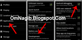 Cara Enable USB Debugging Mode Dan Opsi Pengembang Di Android Eclair, Android Froyo dan Android GingerBread