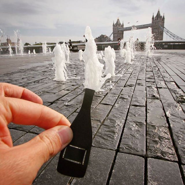 9. - Artist Adds Creative Twist To His Travel Photos with Paper Cut Outs