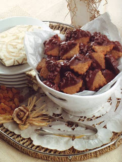 Sablé au chocolat et aux raisins secs