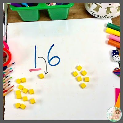 1st Grade Place Value Activity using base ten blocks with first graders.